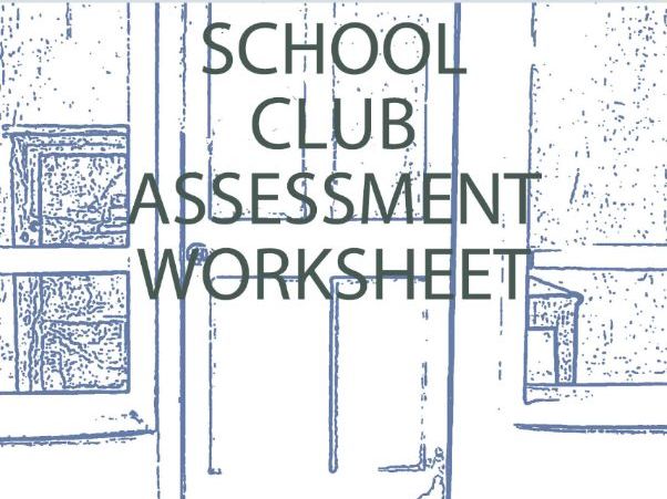 Student Assessment: School Club Assessment Worksheet (US)