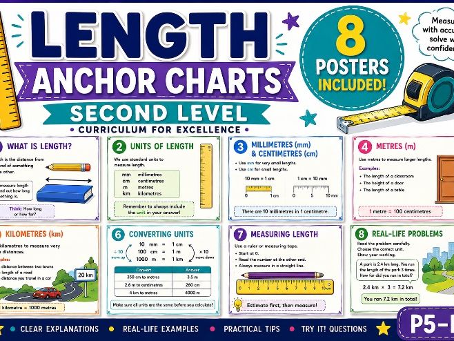 Length KS2/Second Level Anchor Charts