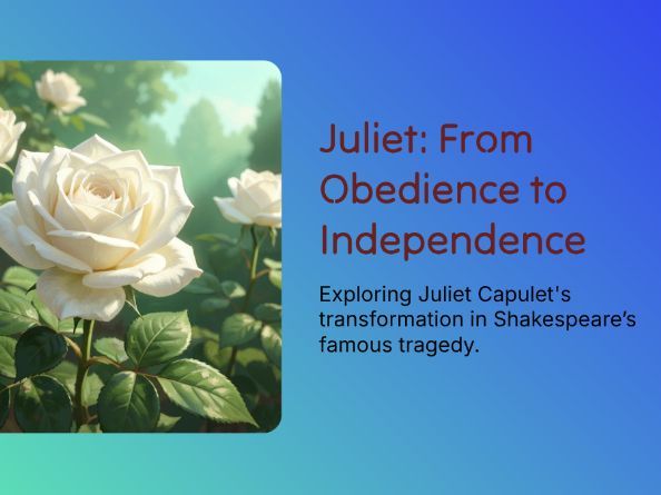 KS3 - Romeo and Juliet – Juliet’s Obedience, Independence & Changing Feelings