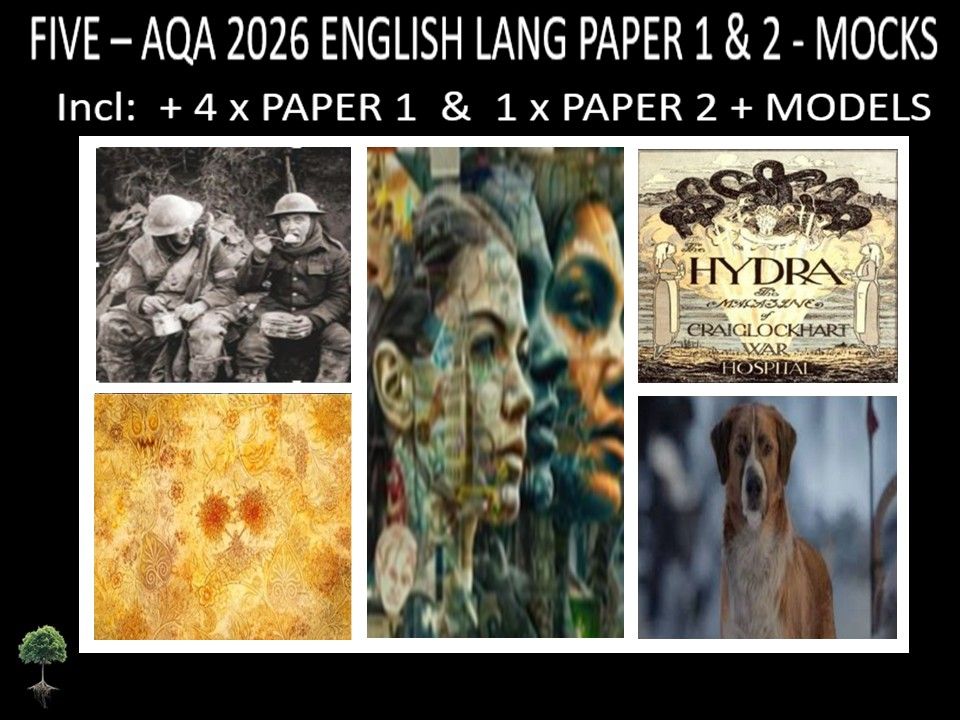 FIVE - AQA PAPER 1 & 2 | 2026 FULL MOCKS | MODELS