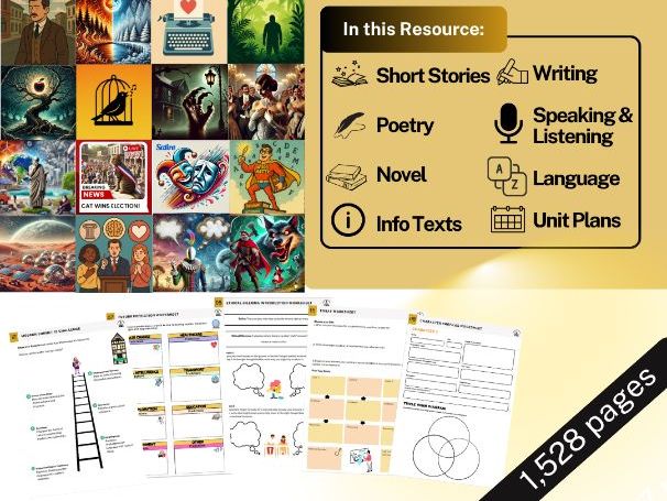 Grade 8  / Year 9 (KS3) English (ELA) Curriculum + Free Unit Planner