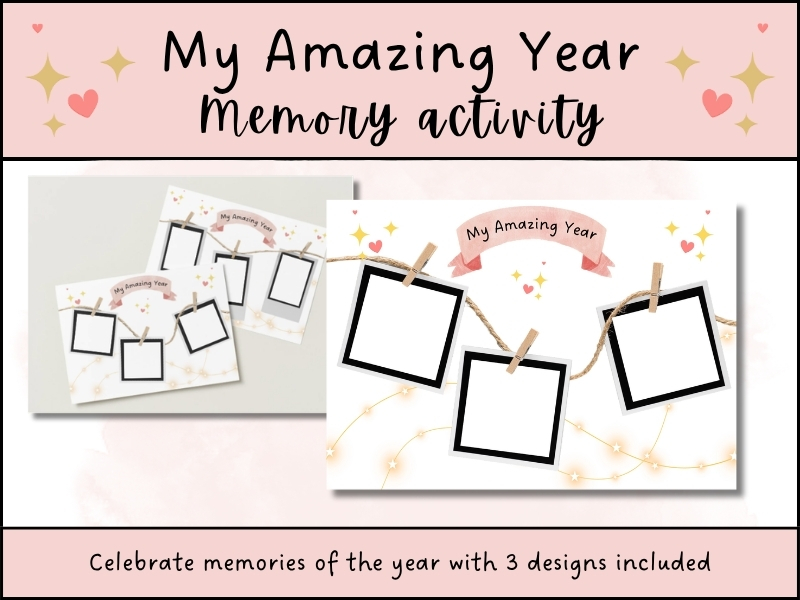 End of Year Memory Activity | EYFS & KS1