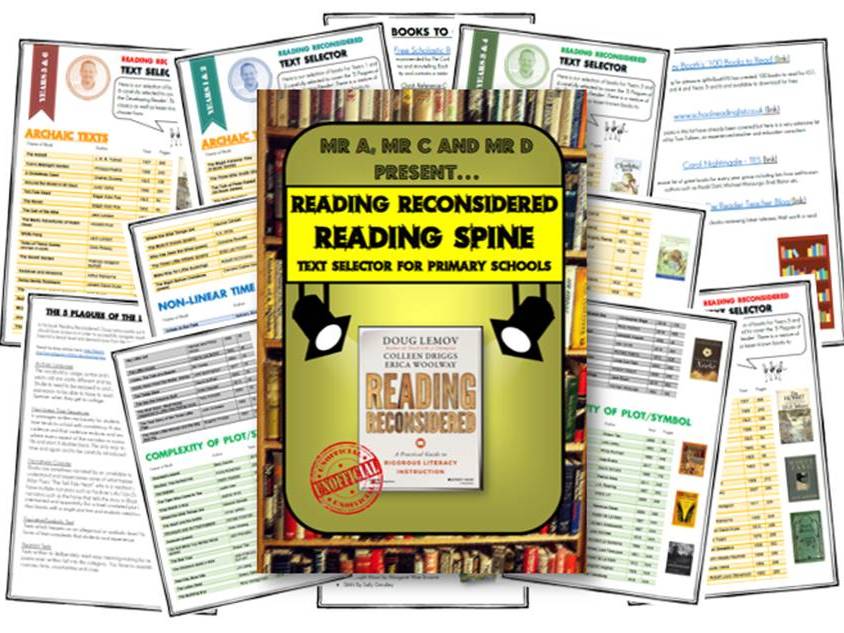 FREE Reading (Reconsidered) Spine for Primary Schools | Teaching Resources