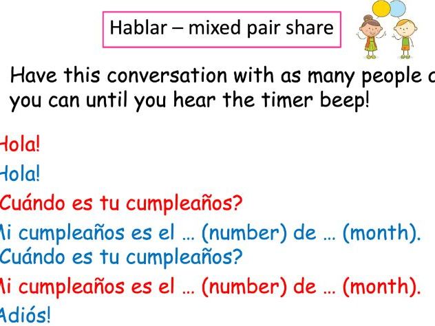 KS3 Spanish Viva 1 – Mi vida L6: ¿Cuándo es tu cumpleaños? (PPT)