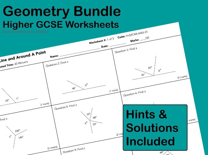 Geometry Bundle – GCSE Maths (Higher Tier)