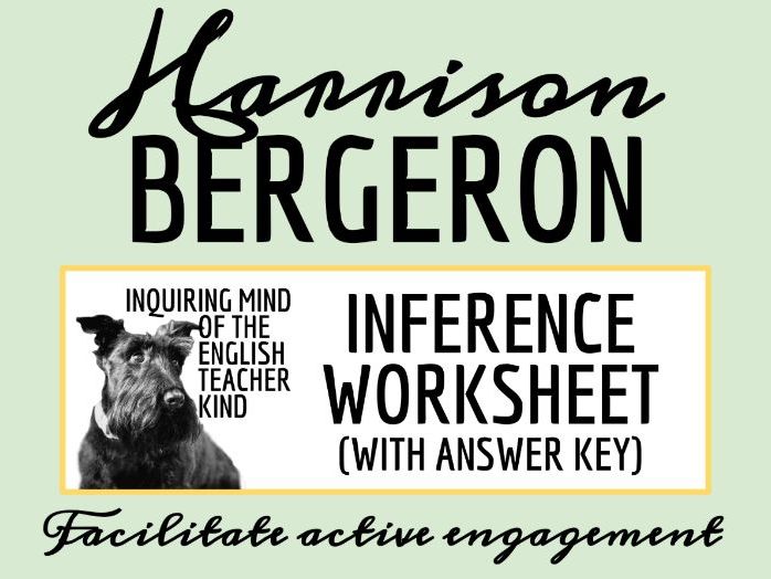 "Harrison Bergeron" by Kurt Vonnegut Close Reading Analysis Worksheet