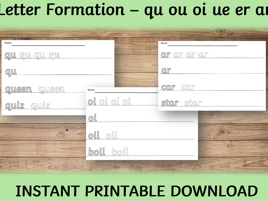 Group  7 Phonics Sounds Letter Formation