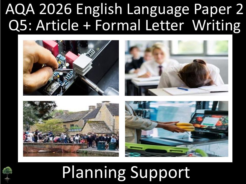Four Question 5: AQA 2026 English Language Paper 2 | Planning