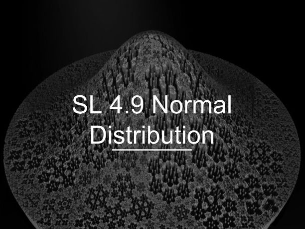 IB Math AI SL 4.9 - Normal Distribution