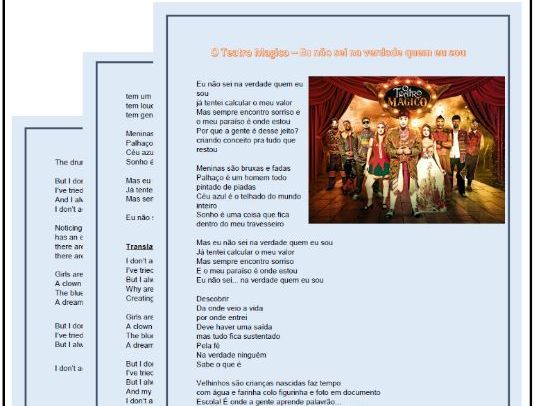 Lyrics for a Brazilian Portuguese song