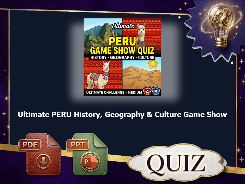 Ultimate PERU History, Geography & Culture Game Show : 57 QUIZ & answer