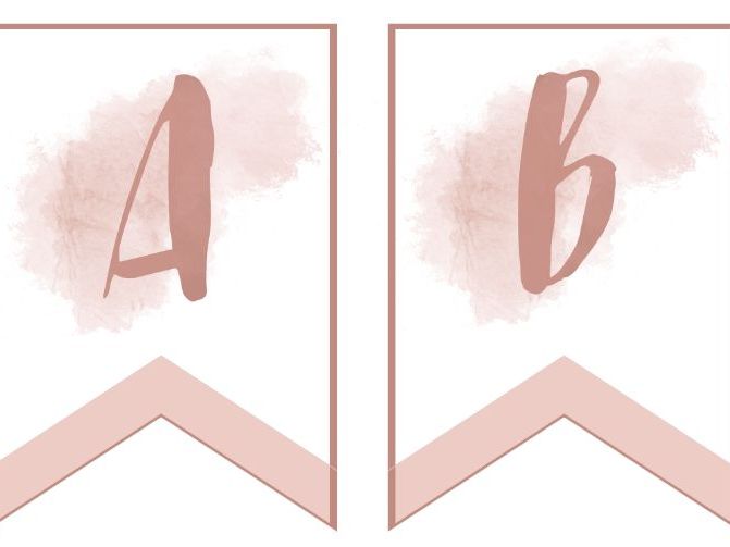 Dusky Pink Classroom Organisation Bundle | Editable Bunting, Name Labels & Peg Labels | PowerPoint