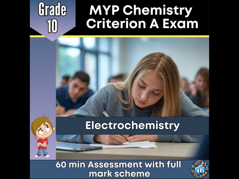 MYP Grade 10 Chemistry: Criterion A - Electrochemistry - 2026