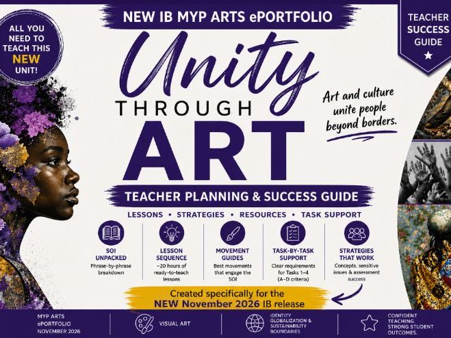 IB MYP Arts ePortfolio (Nov 2026) | Teacher Planning Guide