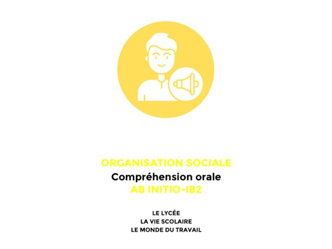 French Social Organisation IB2 Ab Initio Listening Comprehension