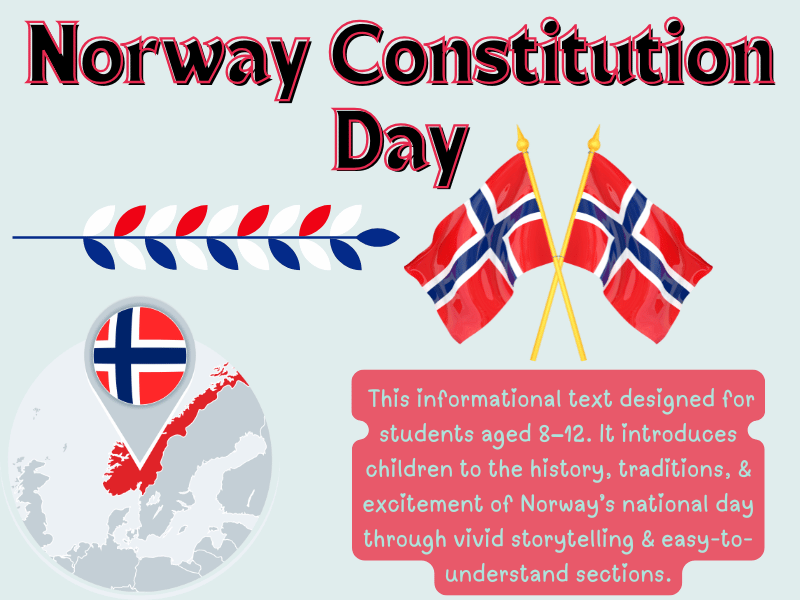 A Kid’s Guide to Norway Constitution Day, May 17: Parades, Flags, & Fun