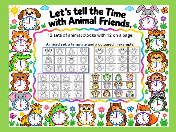 Tell the Time with Animal Friends KS1