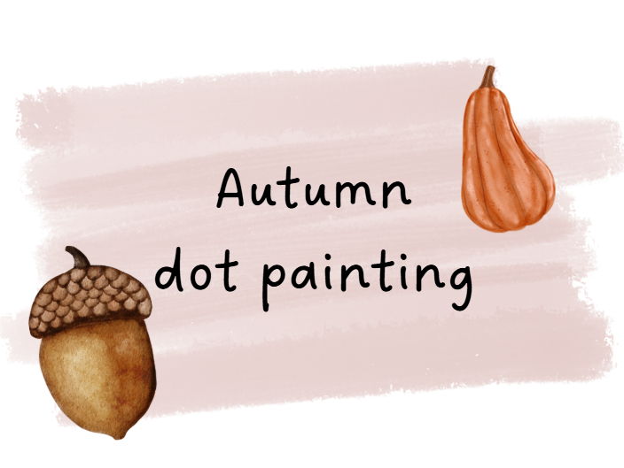 Autumn dot painting