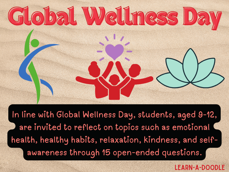 Let’s Talk Wellness: A Global Wellness Day Reflection Activity for Young Minds!