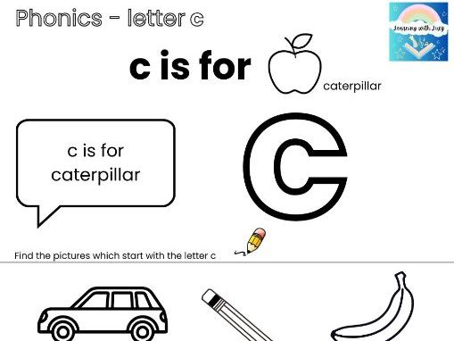 Phonics – Letter c | Find, Match & Identify the c Sound
