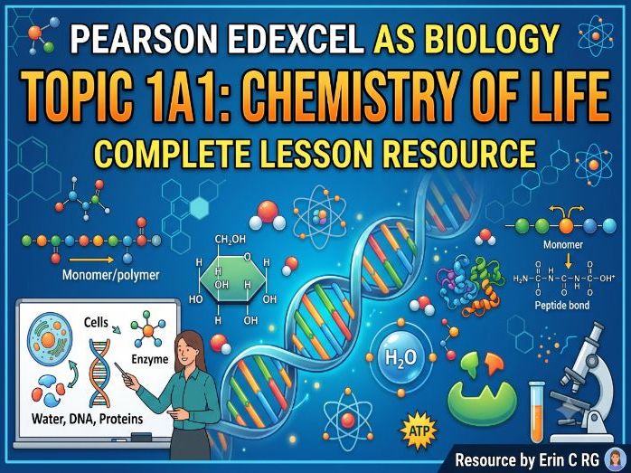 AS Biology Topic 1A1 Chemistry of Life Pearson Excel International