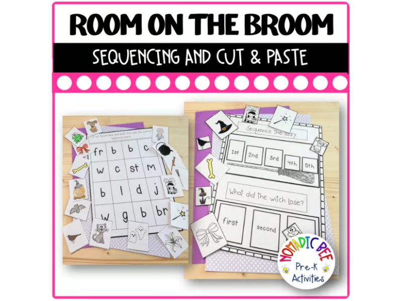 Room on the Broom Activities - Sequencing