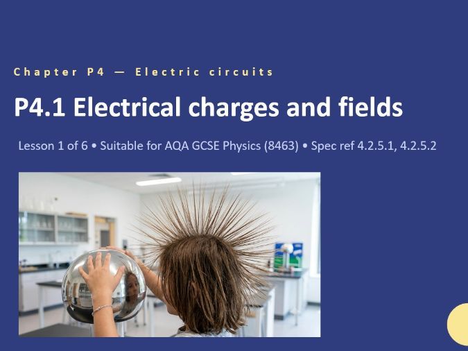 FREE P4.1 Electrical Charges and Fields (AQA GCSE Combined Trilogy and Separate Physics)