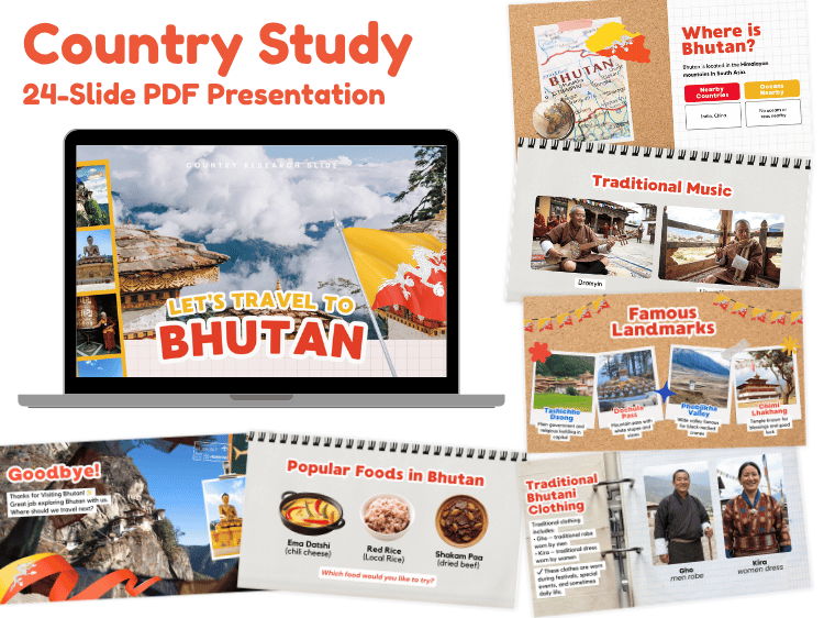 Bhutan Country Study Presentation | Geography, Culture & Landmarks