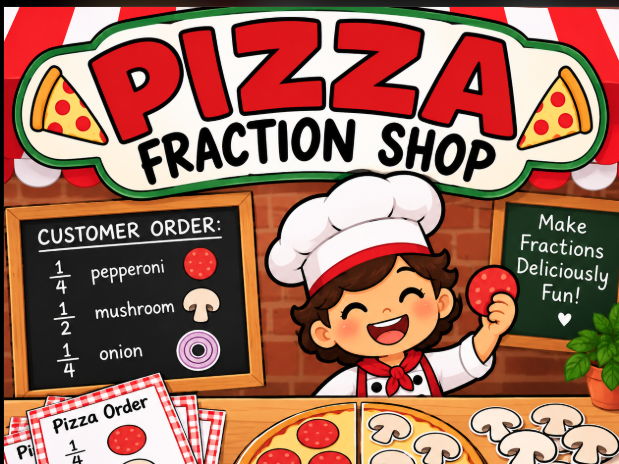 Pizza fraction shop