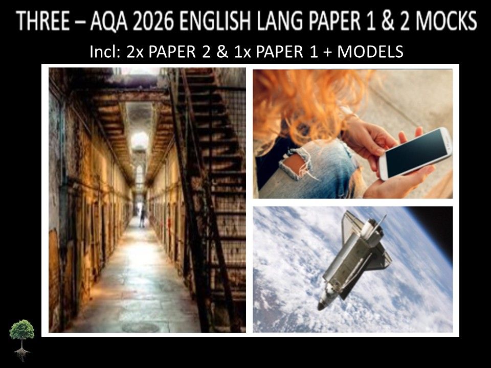 THREE - AQA PAPER 1 & 2 | 2026 FULL MOCKS | MODELS