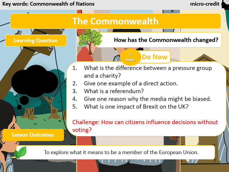 Edexcel Citizenship D L18- The Commonwealth