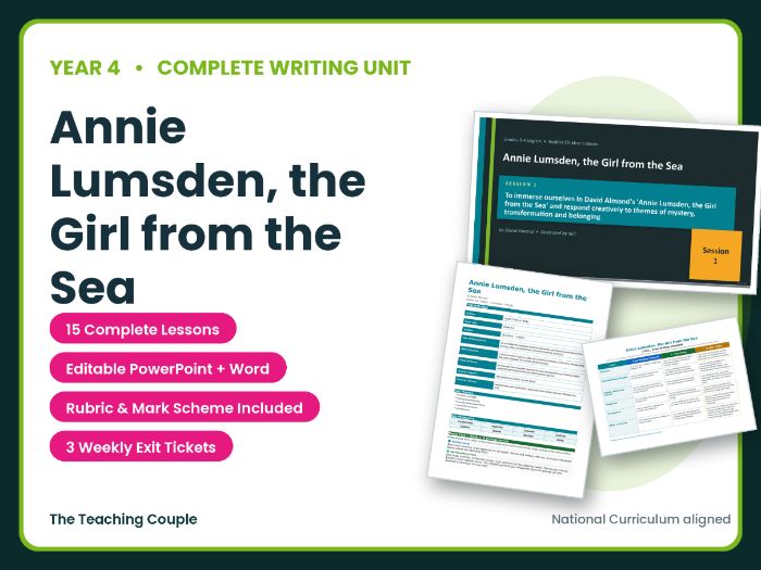 Annie Lumsden, the Girl from the Sea | Year 4 English Unit
