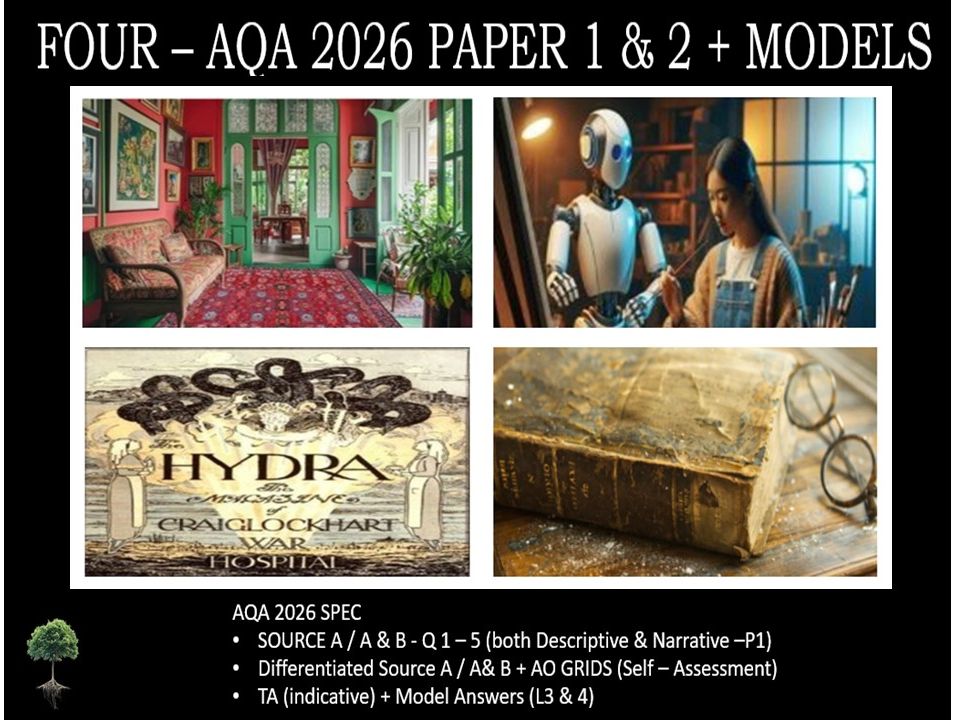 FOUR - AQA PAPER 1 & 2 | 2026 FULL MOCKS | MODELS