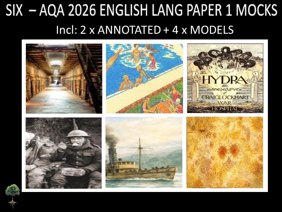 SIX - AQA PAPER 1 | 2026 FULL MOCKS | ANNOTATED | MODELS