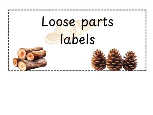 Loose Parts Resource Labels