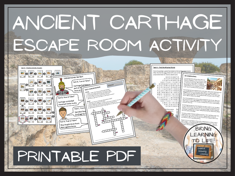 Ancient Carthage Escape Room Activity