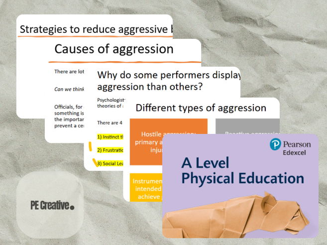 A Level PE Edexcel 4.1.5 Aggression v Assertion