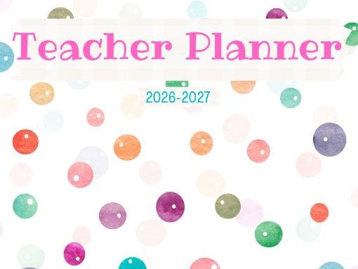 Teacher Planner 2026-2027