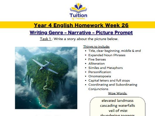 26. Year 4 -Creative Writing & Spelling