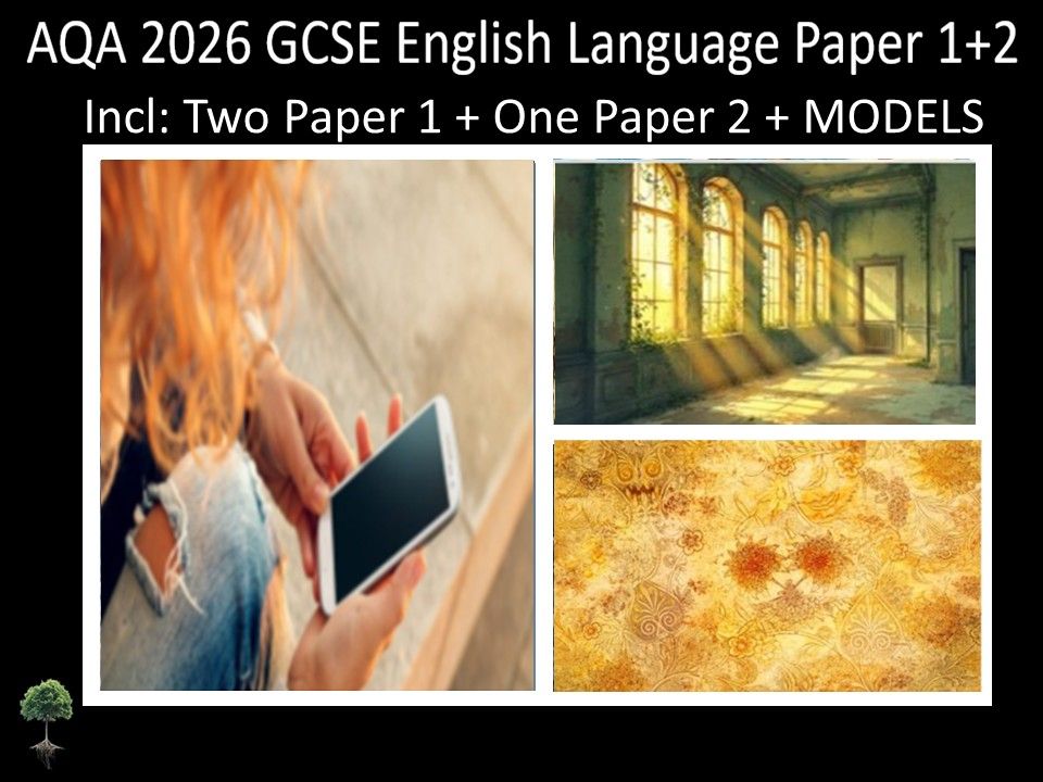 Three AQA 2026 GCSE English Language Paper 1 & 2 Mocks | Models