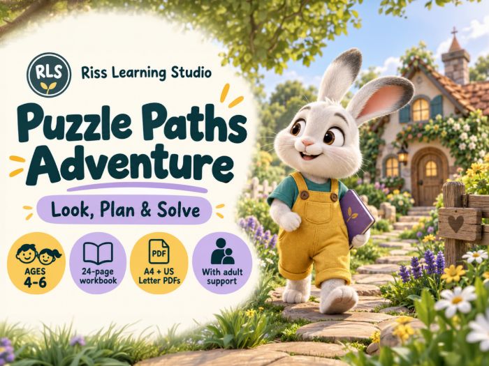 Puzzle Paths Adventure: Look, Plan & Solve