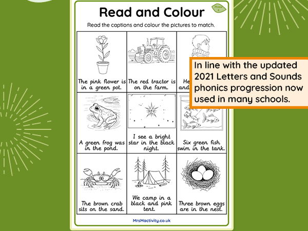 Phase 4 Read and Colour