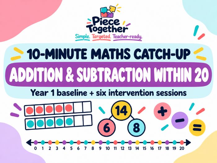 Year 1 Adding and Subtraction within 20