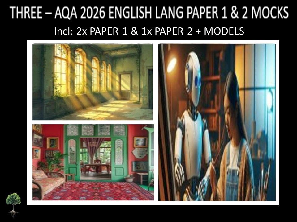 THREE - AQA PAPER 1 & 2 | 2026 FULL MOCKS | MODELS