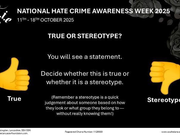 Hate Crime Awareness Lesson (KS2)