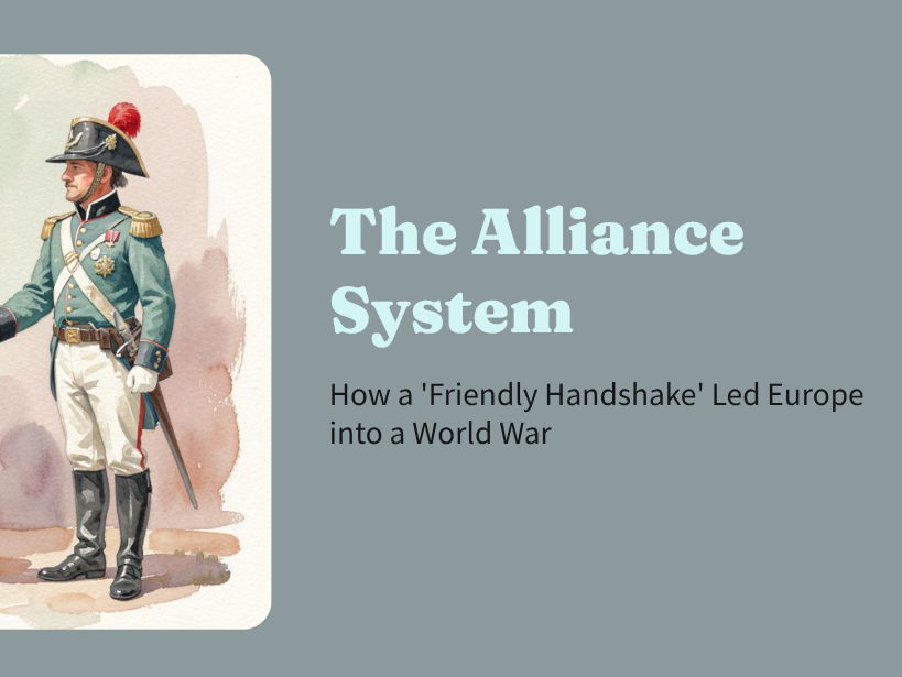 First World War - The Alliance System