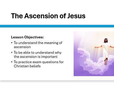GCSE RE AQA | The Ascension | Christian Beliefs exam practice