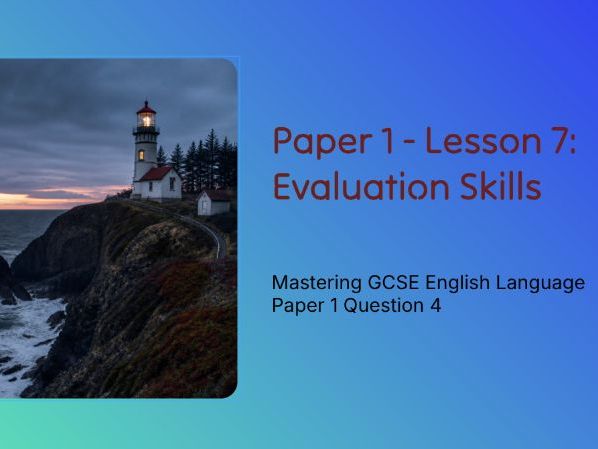 GCSE AQA Paper 1: Evaluating Critical Statements with Evidence‑Led Analysis for Q4