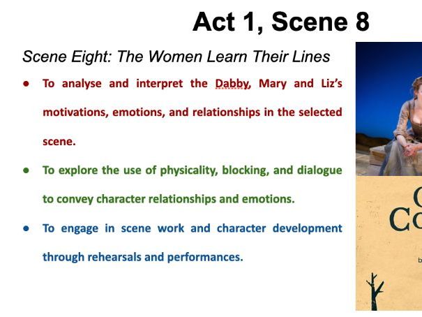 Our Country’s Good - Complete Scheme of Work - AQA A Level Drama