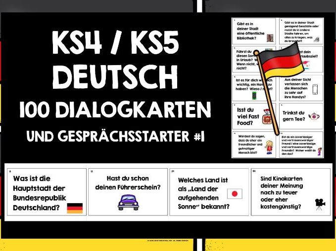 GERMAN CONVERSATION STARTERS #1